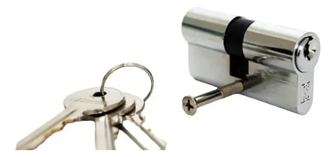 Cilindro Pera 60 Mm Secutor Tipo Cisa Tres Llaves