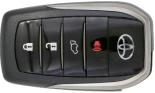 TOYOTA LAND CRUISER 2018 -2019 ORIGINAL SMART KEY HYQ14FBA 89904 -60M80 4BOT. + 1. T12