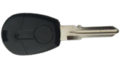 LLAVE PORTA CHIP FIAT DOBLE CORTE (AZUL Y NEGRO)