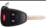 CARCASA JEEP/ DODGE/ CHRYSLER/ 2BOT. + PANICO. PEQUEÑO