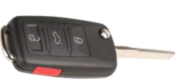 CARCASA VOLKSWAGEN 3BOT + 1 LLAVE FLIP