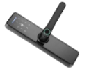 CERRADURA ELECTRONICA SMART LOCK DOOR (ROSADO Y NEGRO)